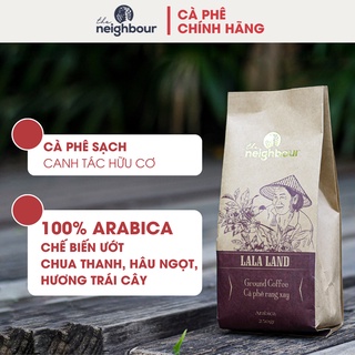 Cà phê rang xay 100% Arabica vị chua thanh hậu ngọt - The Neighbour Coffee 250g