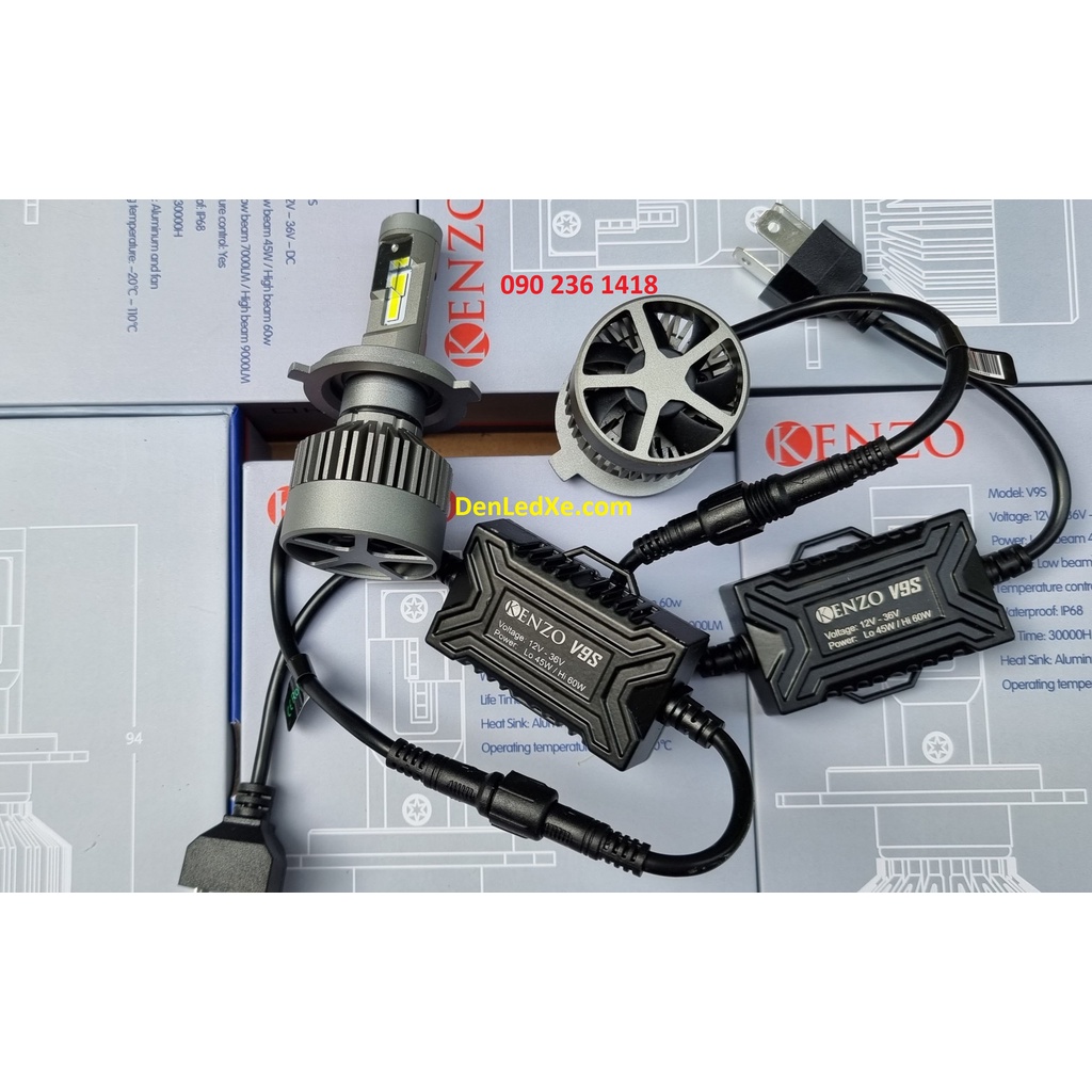Kenzo V9S - Đèn Led Siêu Sáng Mới Nhất