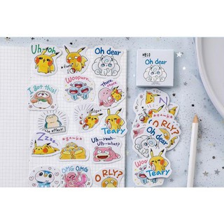 Bộ 45 Sticker Ngộ Nghĩnh dán trang trí E40