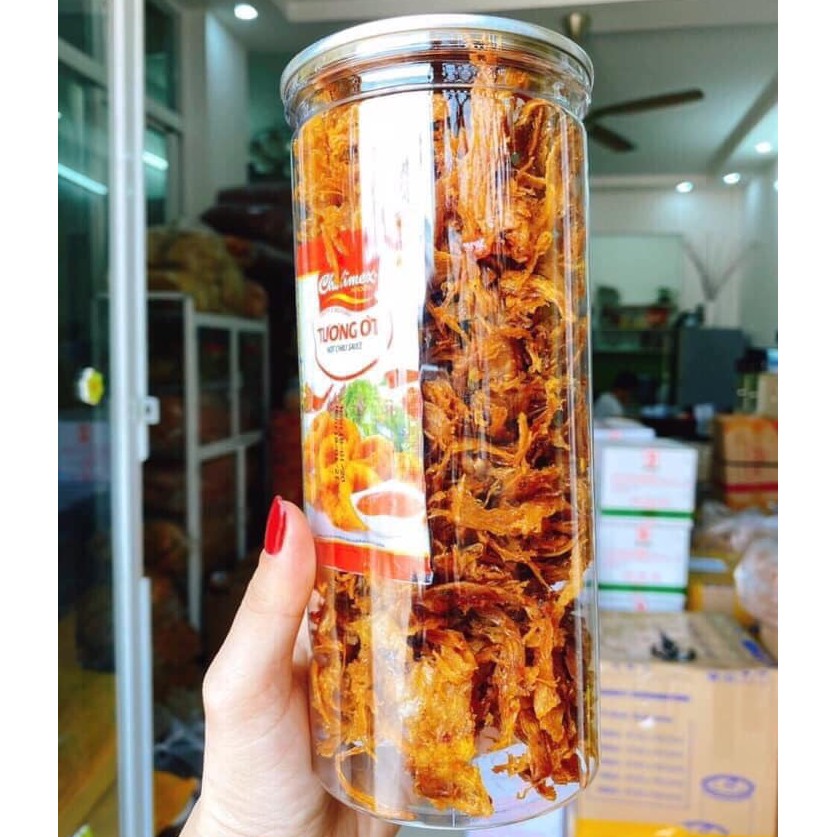 Khô mực xé tẩm vị 250g Lê Hải, đồ ăn vặt Sài Gòn, vừa ngon vừa rẻ