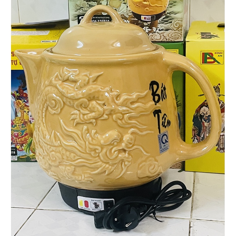 Ấm sắc thuốc 5 LÍT Bát Tiên BA-1188A - Tặng Ly Cầm Tay