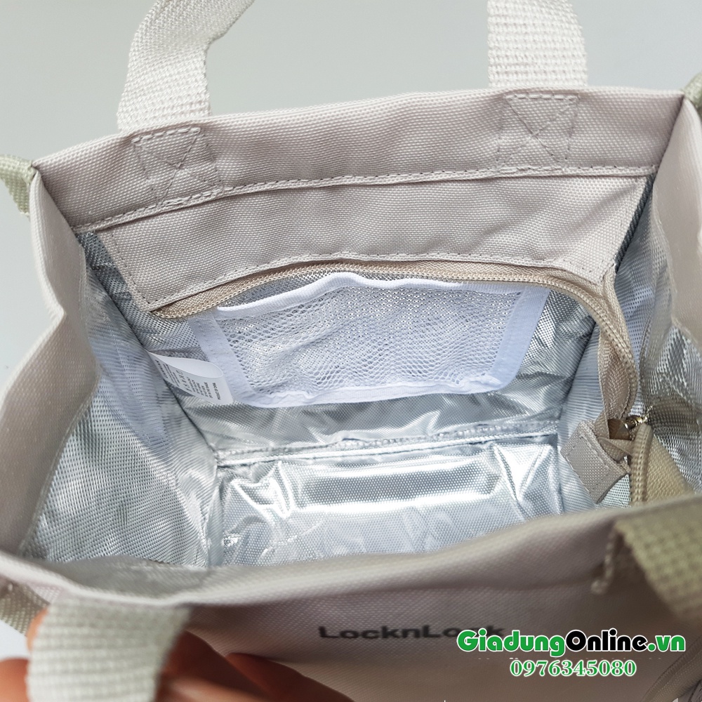 Túi Giữ Nhiệt LocknLock Đựng Hộp Cơm Daily Cooler Bag HWB820