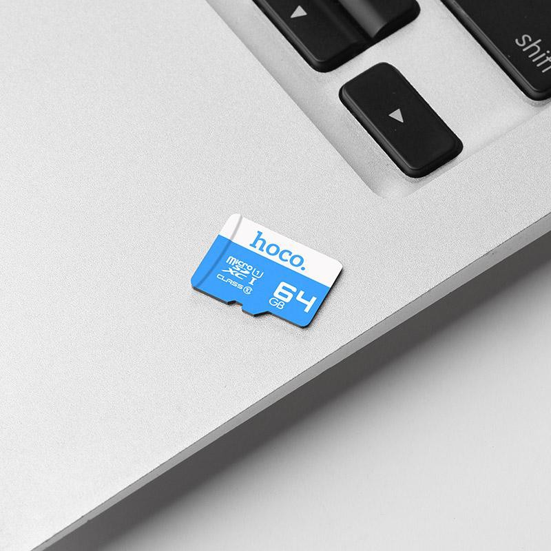 Thẻ nhớ microSDXC Hoco 64GB Class 10 95MB/s (Xanh dương)