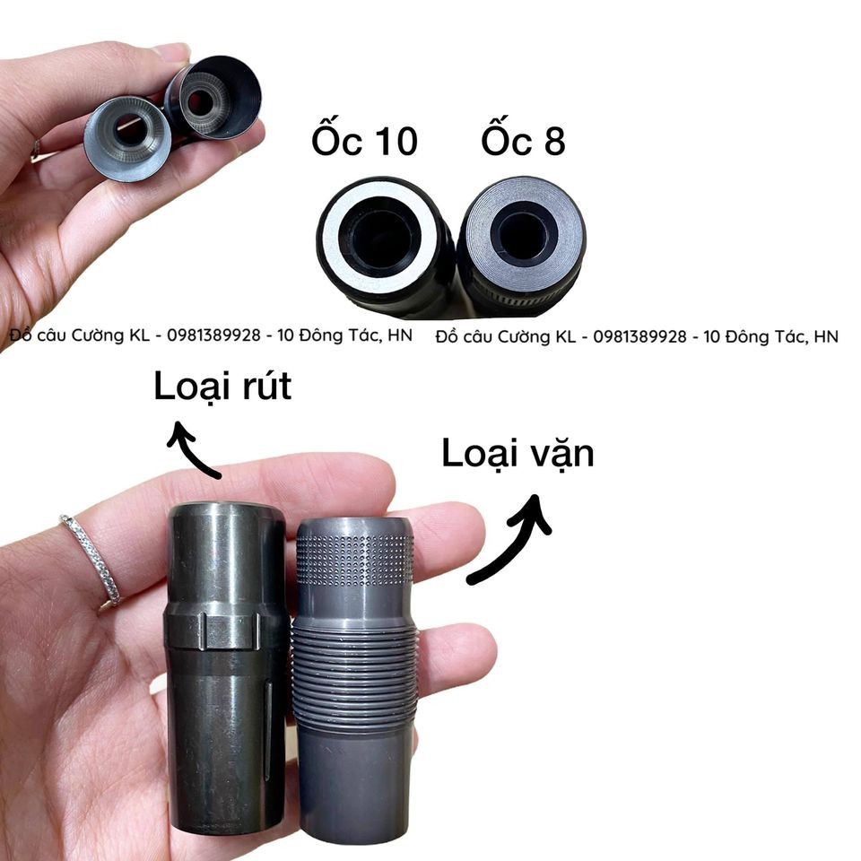 Ốc đầu vợt A của cán Carbon 2 đốt