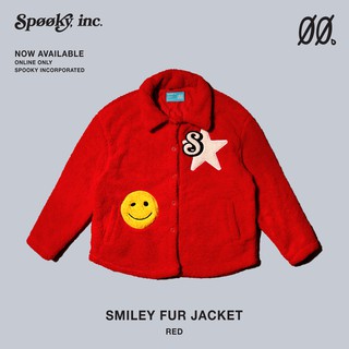 ÁO LÔNG ĐỎ - SMILEY FUR JACKET - [GIÁ GỐC 490k]