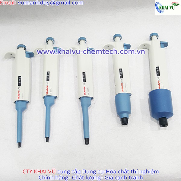 Dụng cụ hút mẫu hút chất lỏng Micropipet Dragonlab 100uL, 200uL, 1000uL (1ml), 5000uL (5ml), 10.000uL (10ml)