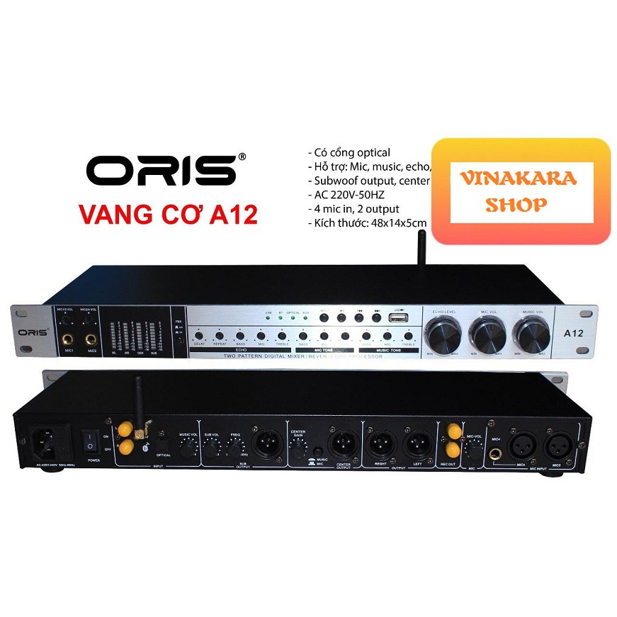 Vang cơ Oris A12 chống hú tốt, lọc âm thanh hay - Hàng chính hãng