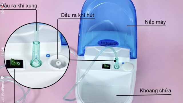 Máy xông hút 2 chế độ có dây dài chống giật m cho bé(BẢO HÀNH VĨNH VIỄN)