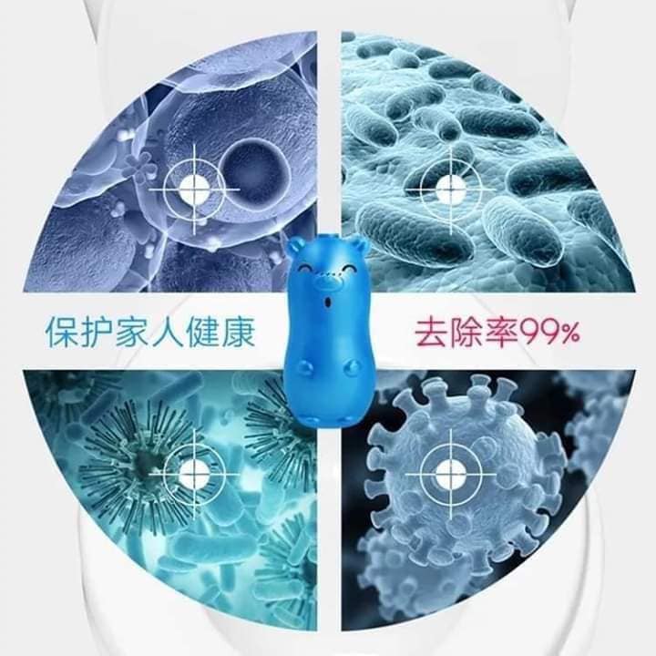 Chai thả bồn cầu heo, lọ tẩy toilet gấu khử mùi, diệt khuẩn