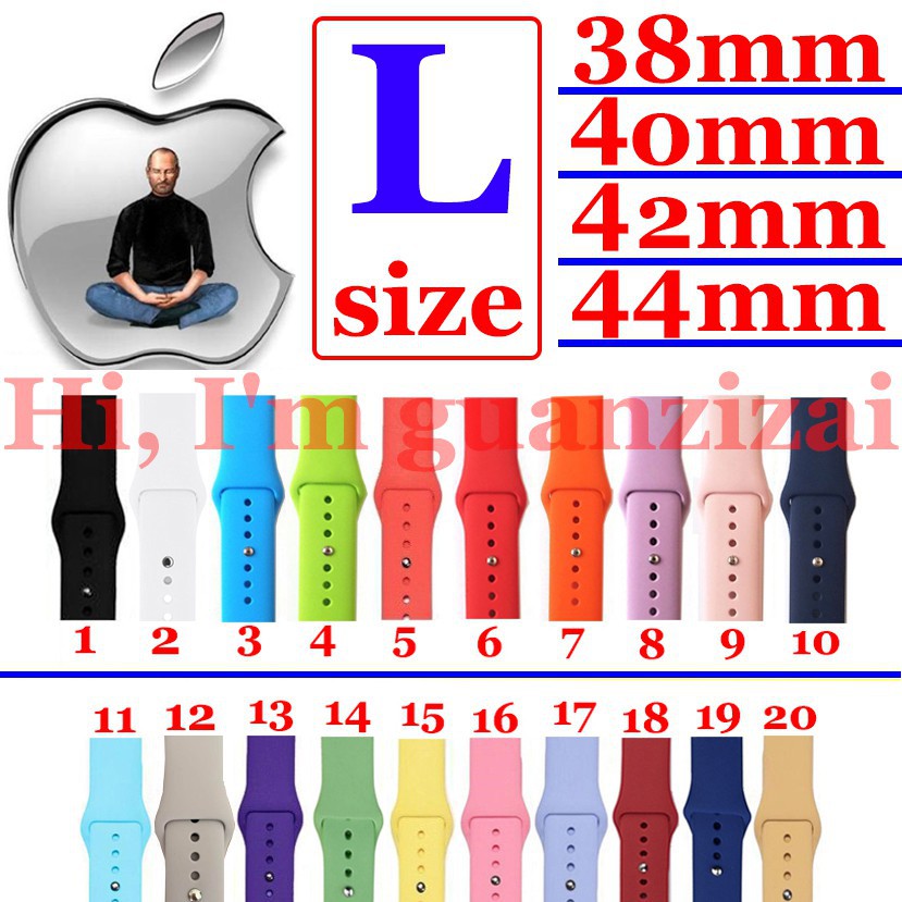 Sale 70% Dây đeo silicone thay thế cho Apple Watch  ,Giá gốc 53,000Đ - 17A22