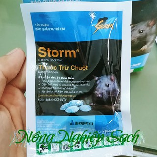 Gói 4 viên Thuốc diệt chuột Storm dạng viên nén