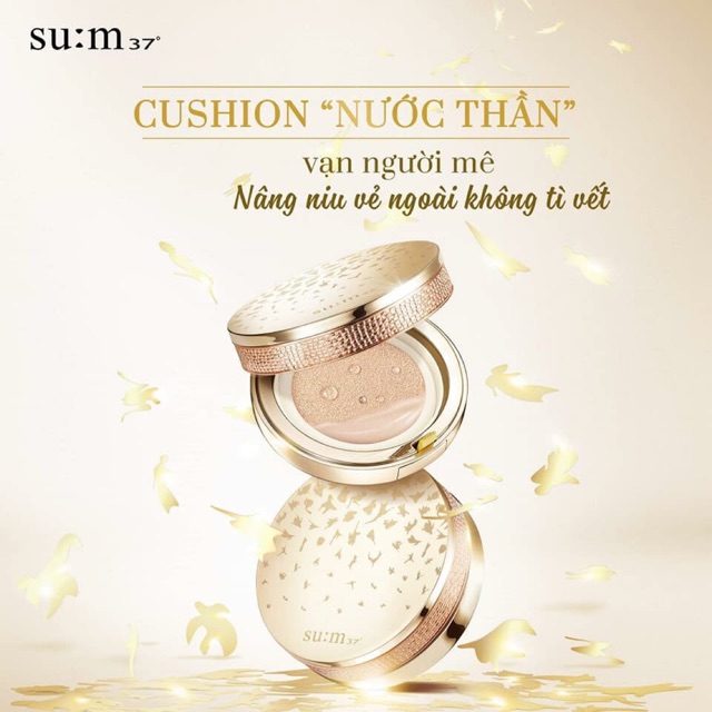 Phấn nước thần Secret Essence Cushion phiên bản giới hạn 2018 cho da căng mọng, toả sáng cả ngày - mỹ phẩm Ohui công ty