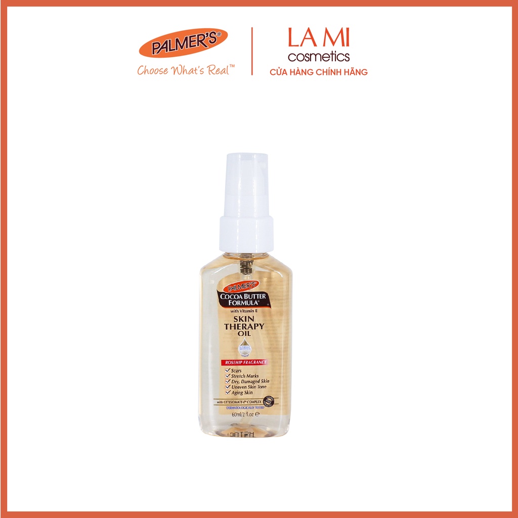 Bộ sản phẩm chăm sóc rạn da toàn diện cho mẹ bầu Palmer's (Lotion, Bơ đậm đặc, Dầu khô ngứa, Dầu massage body 60ml)