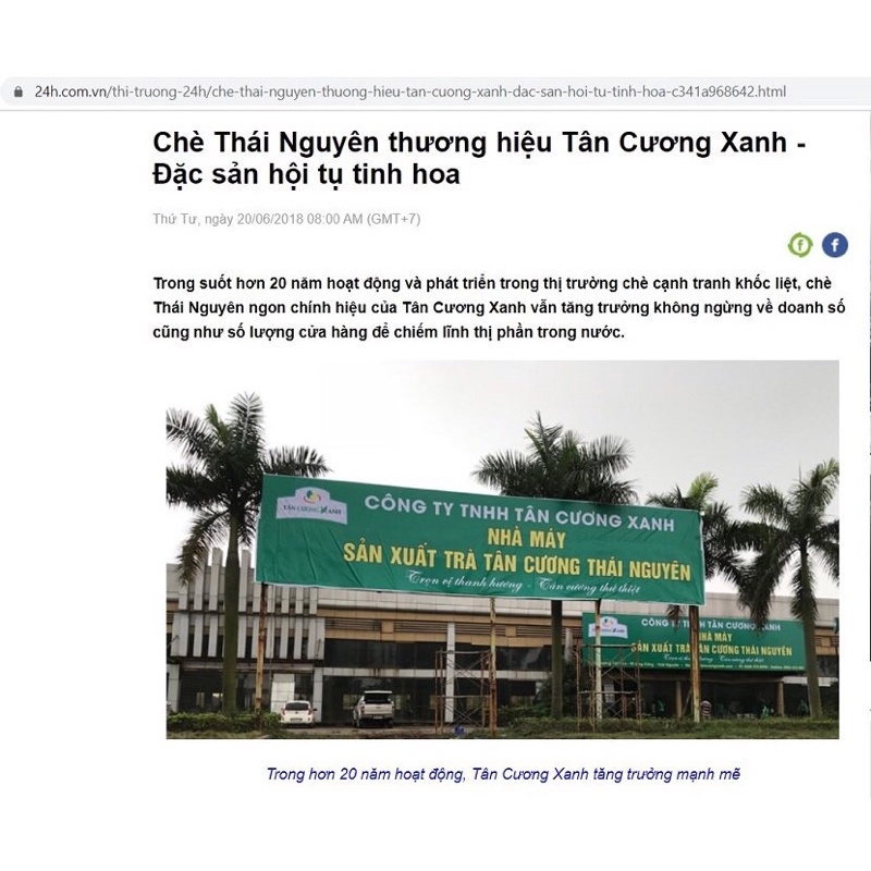 Trà Nhài Túi Lọc 40gr TÂN CƯƠNG XANH