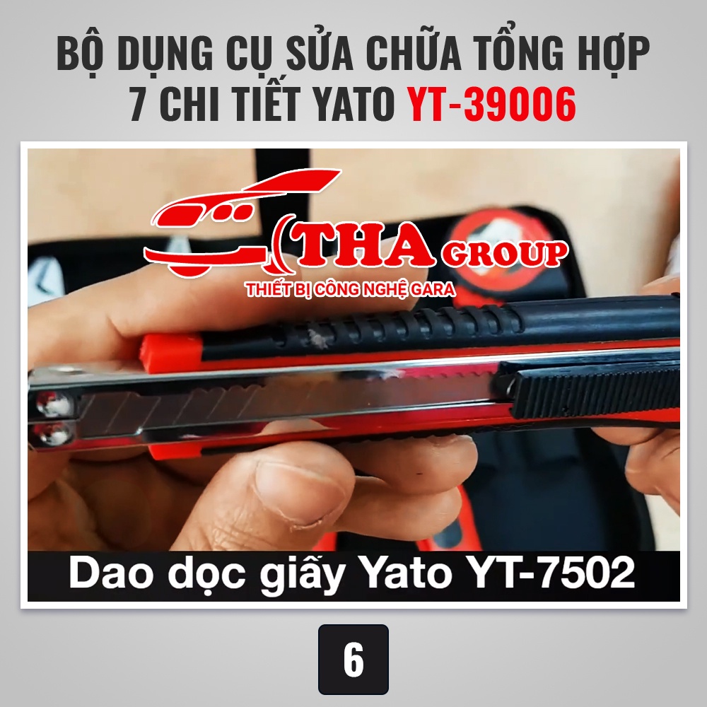 Bộ dụng cụ sửa chữa tổng hợp 7 chi tiết Yato YT-39006