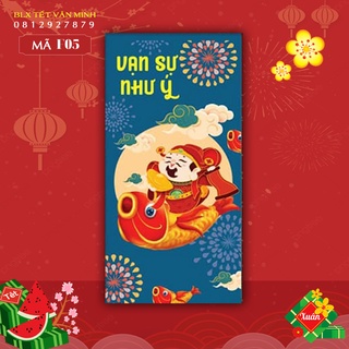 Lì xì f05 - phong bao lì xì, bao lì xì 2022 đa dạng mẫu mã màu đỏ in tết nhâm dần 2022 -giấy fort nhám