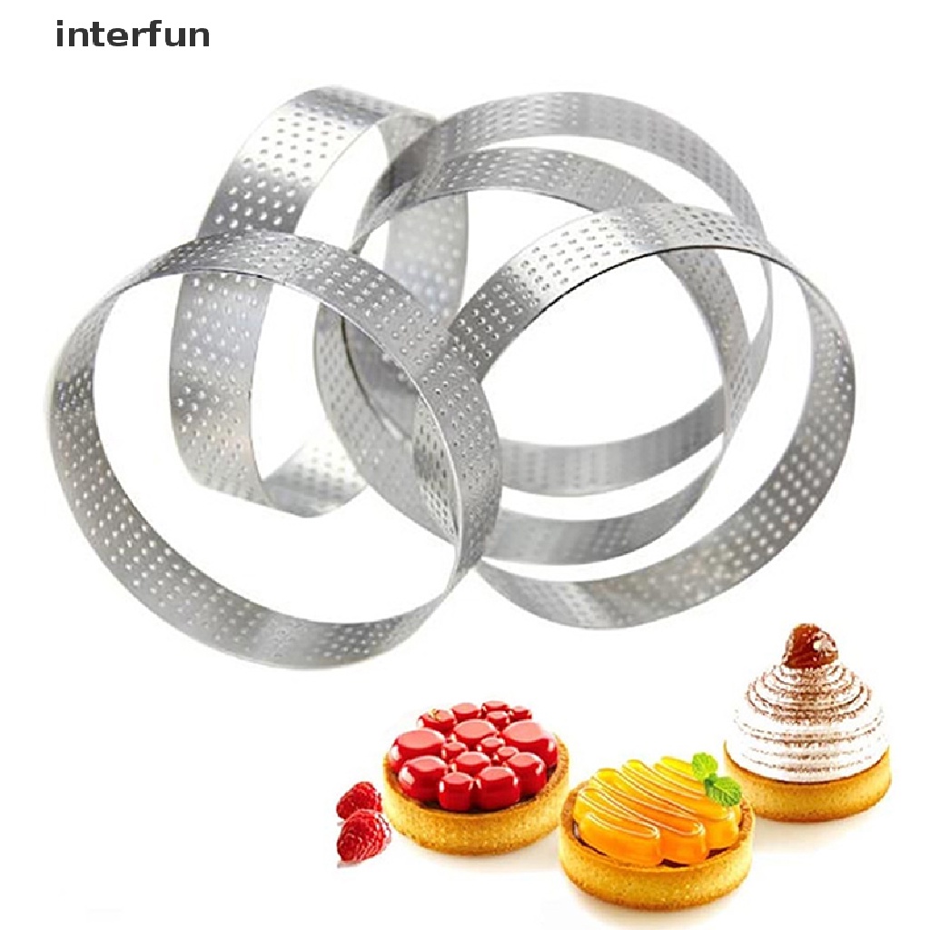 Bánh tart Tròn Bằng Thép Không Gỉ