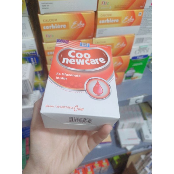 Coo newcare - giúp cải thiện tình trạng thiếu máu do thiếu sắt và đặc biệt không gây táo bón-Nhập khẩu từ Mỹ - Hinew