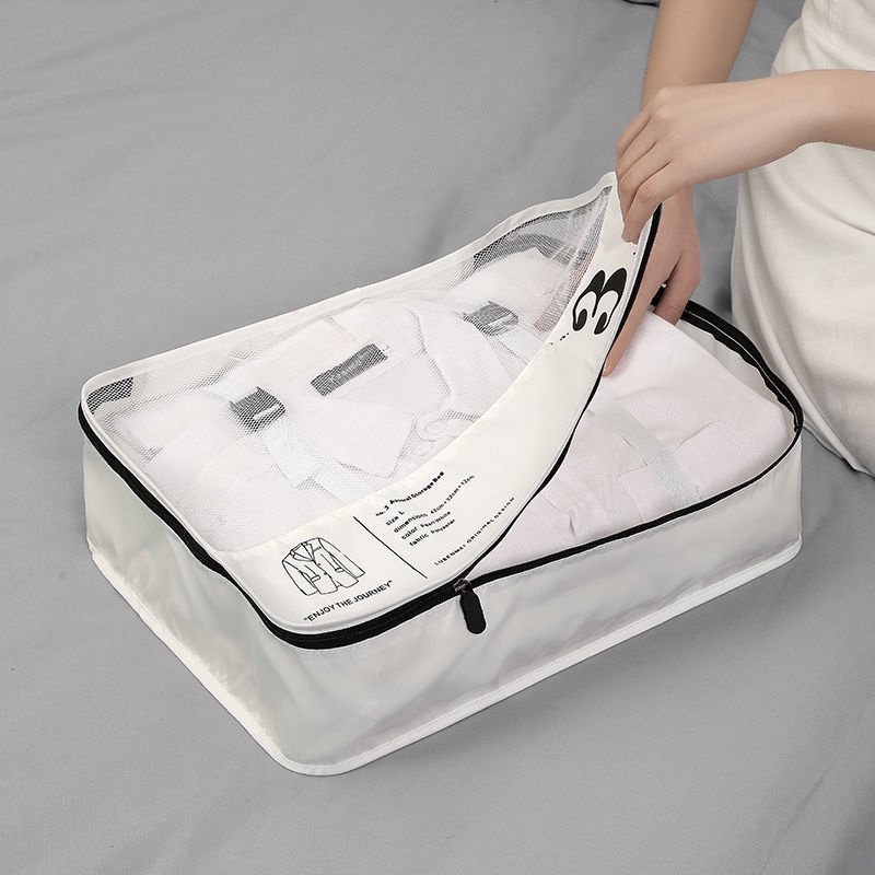 Túi Đựng Quần Áo/Đồ Lót Di Động Phân Chia Ngăn Cho Đi Du Lịch/Chơi Công Sở