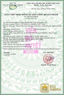 Viên bổ huyết siberia.