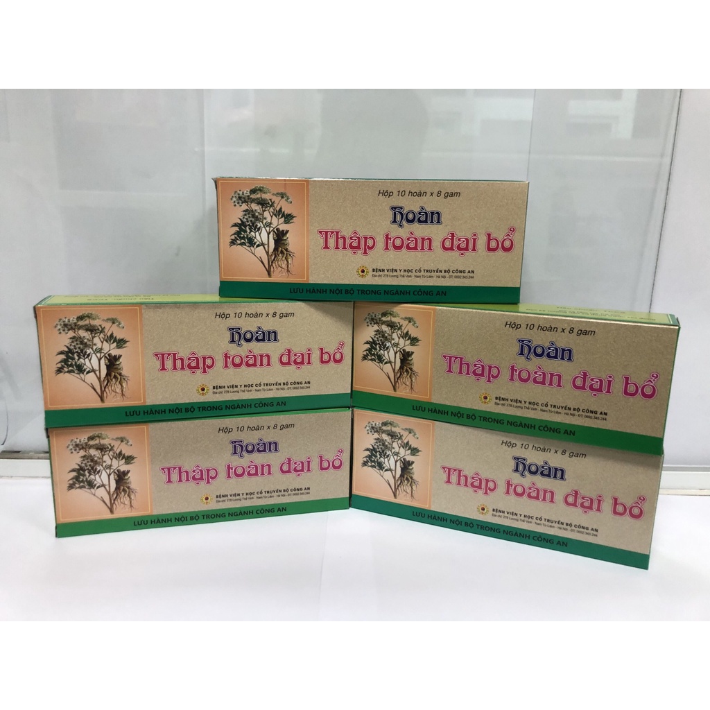 ( Chính hãng ) HOÀN THẬP TOÀN ĐẠI BỔ - bổ Khí huyết, đau đầu, mất ngủ - Bệnh viện y học cổ truyền Bộ Công An