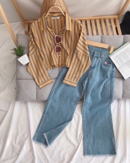 Quần culottes JEANS nữ