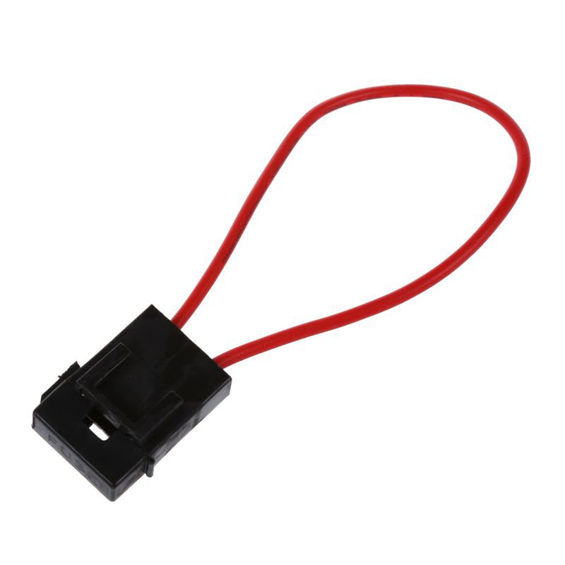 30A Wire In-line Fuse Holder Block Black Red for Car Boat Truck 20pcs