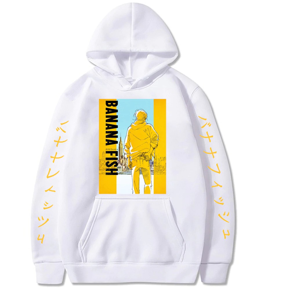 Áo hoodie in họa tiết hoạt hình Banana Fish 2 cá tính trẻ trung | BigBuy360 - bigbuy360.vn