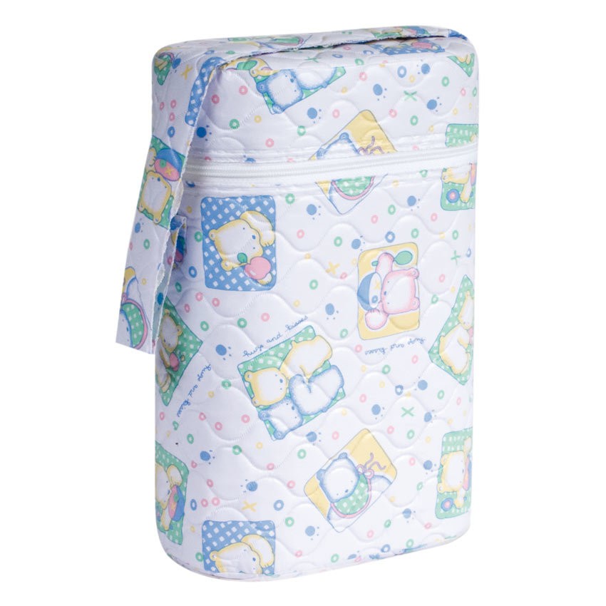 Bình ủ sữa đôi 2 ngăn 260ml dành cho bé trai bé gái, hâm nóng sữa được lâu