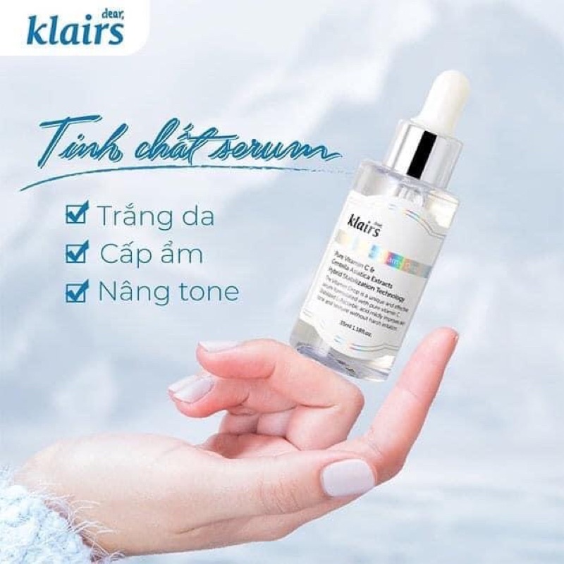 Tinh Chất Làm Sáng Da Klairs Vitamin C Freshly Juiced Vitamin Drop 35ml