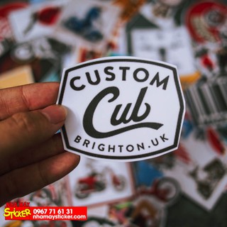 Set 100 Sticker hình dán - Super Cub