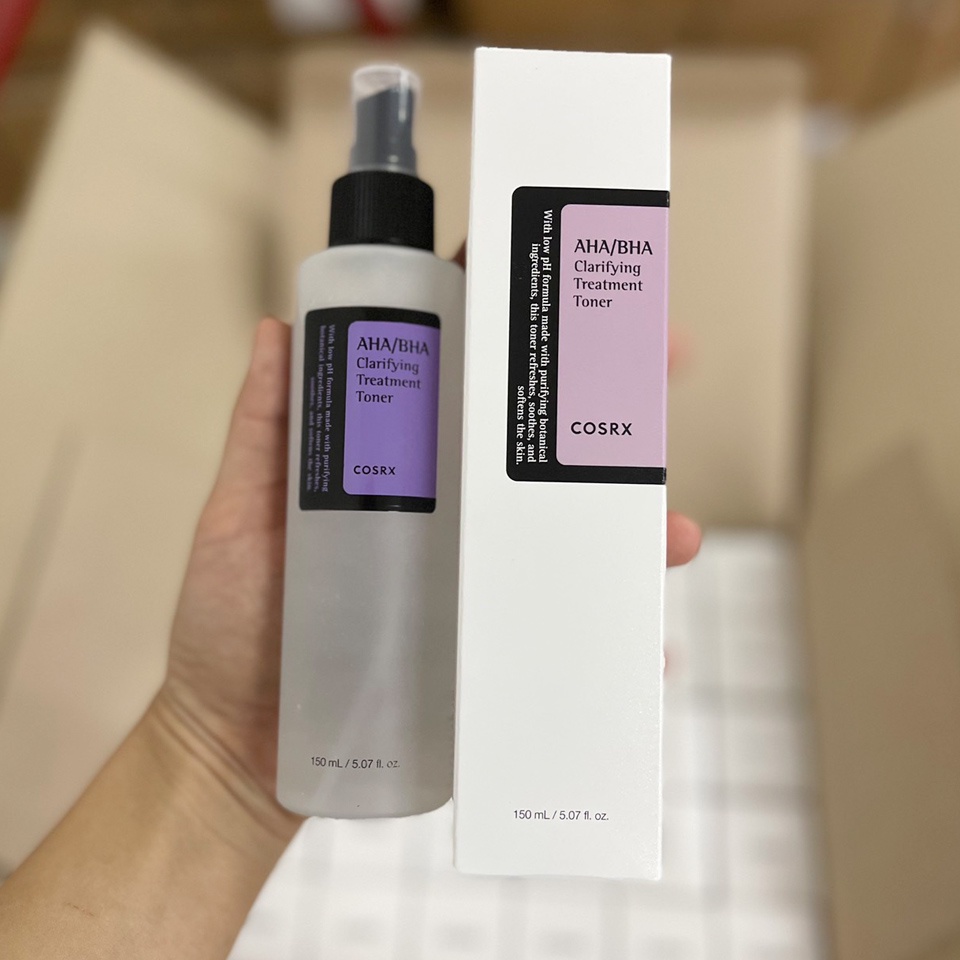 Nước hoa hồng Cosrx AHA BHA Clarifying Treatment Toner ngăn ngừa mụn 150ml