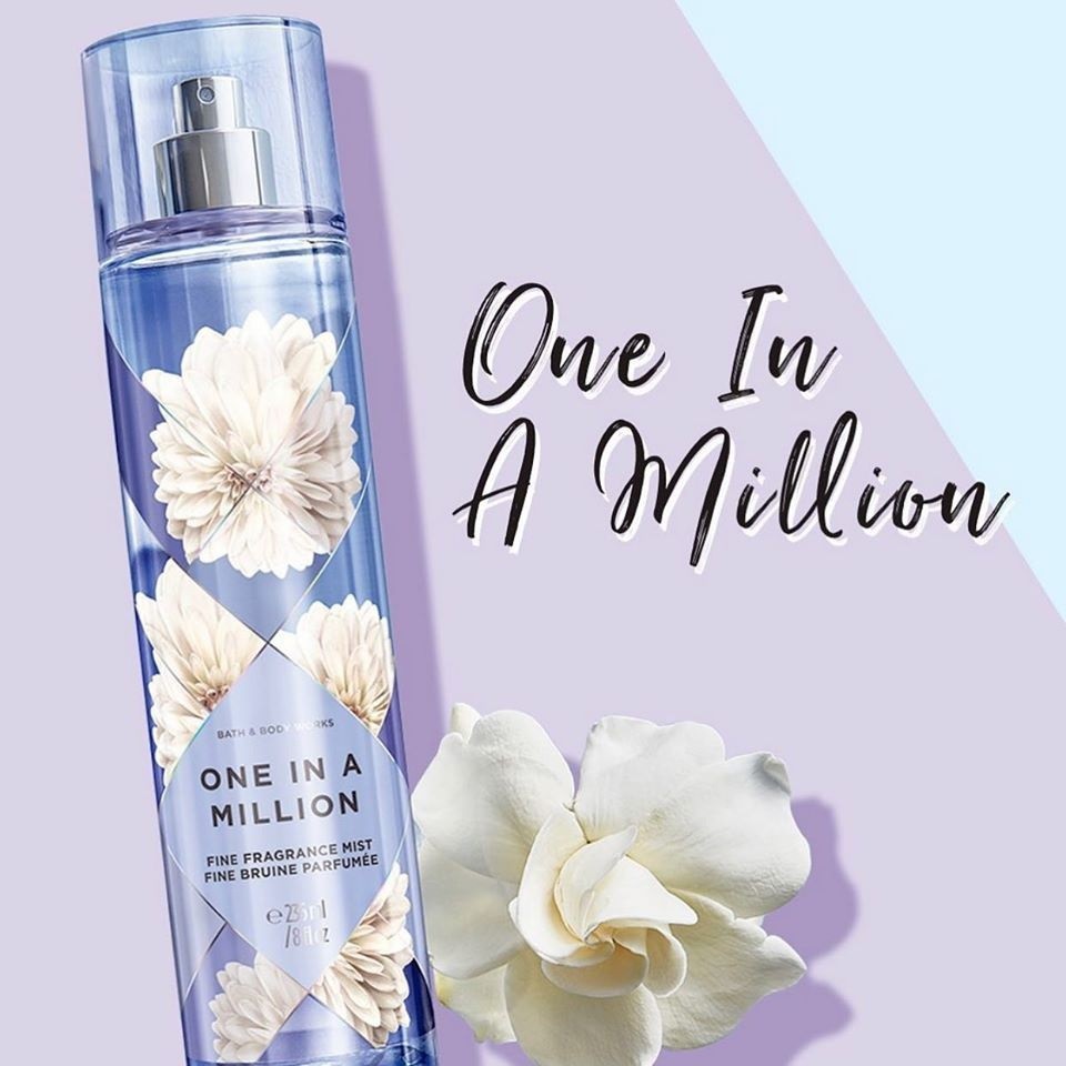 ❤️ Lover 💌 Xịt thơm Body Mist Bath and body Works - One in a Million (10ml) Love U ❤️ | Thế Giới Skin Care