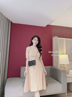 Váy dáng xoè 4 màu dành cho nữ