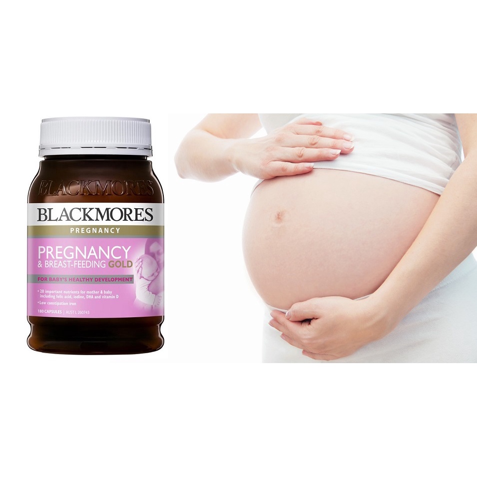 TPCN Vitamin Bầu BLACKMORES Pregnancy Gold hộp 180 viên