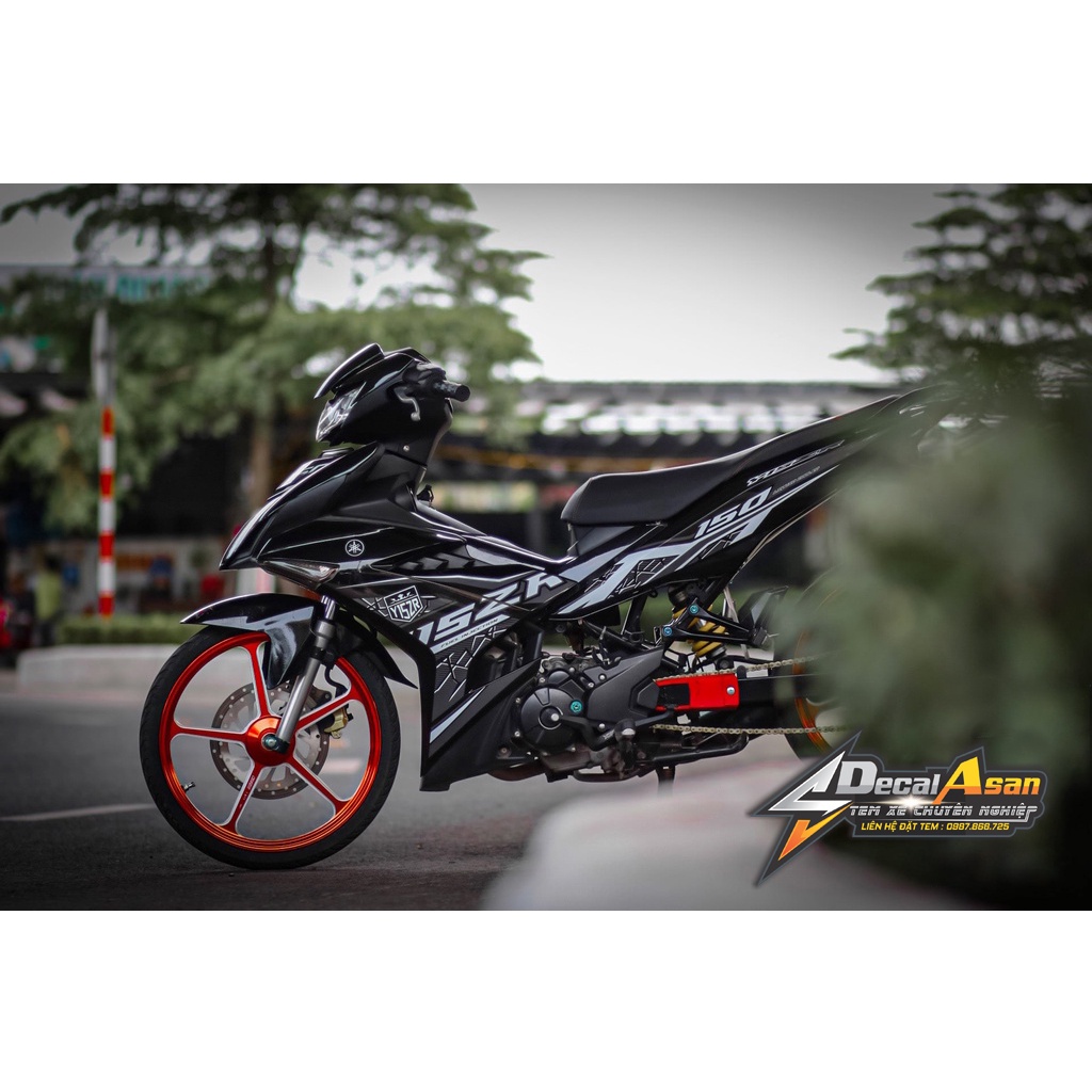 Tem Rời Exciter 150 Y15ZR Đen Bạc Cực Hot | Chông Xước | Chống Bay Màu