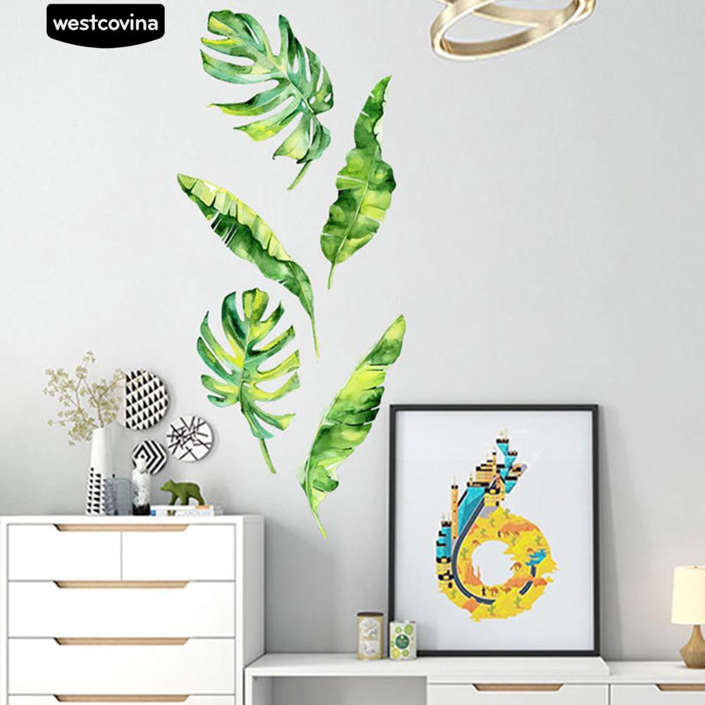 Sticker dán tường hình chiếc lá lớn