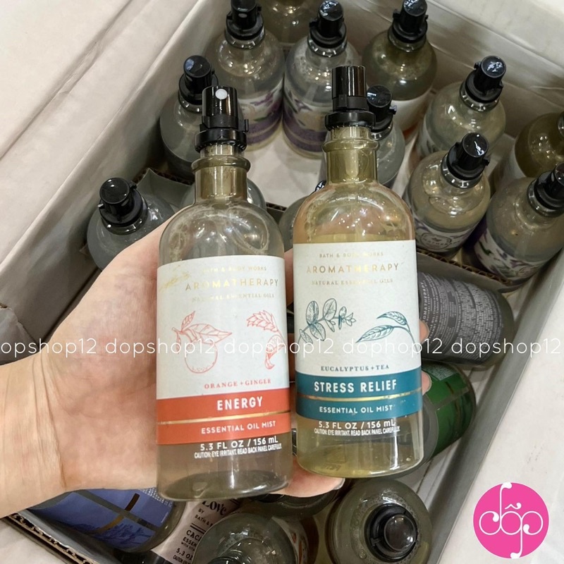 XỊT THƠM GỐI NGỦ NGON ESSENTIAL OIL MIST AROMA THERAPY BATH&BODYWORKS 156ml