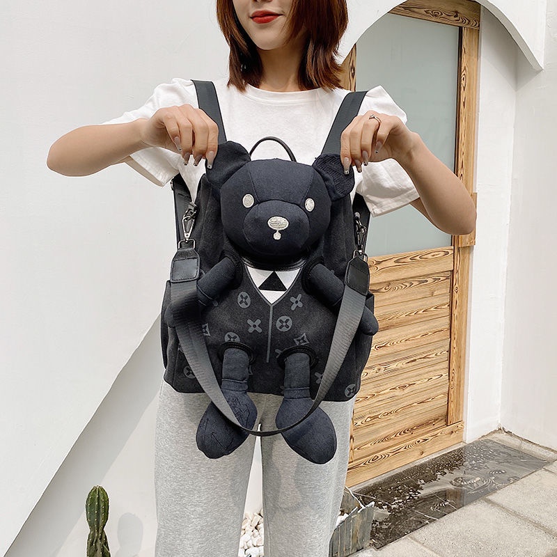 Balo Vải Canvas In Hình Chuột Mickey Thời Trang 2022 Dành Cho Nữ