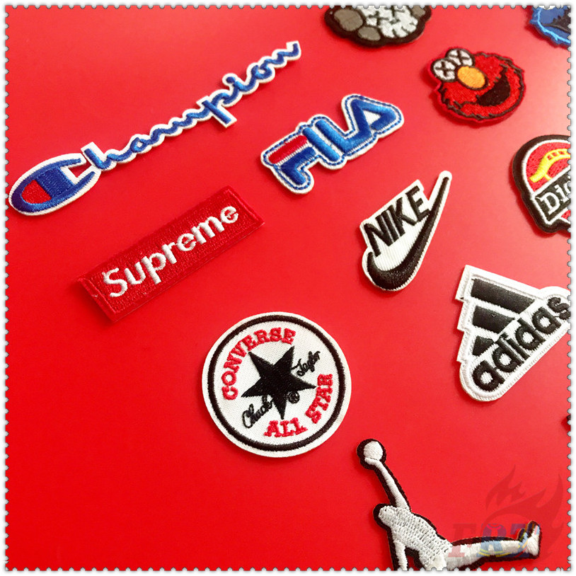 Miếng vá thêu ủi trang trí sửa quần áo DIY