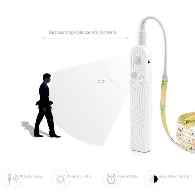 Đèn LED dây cảm ứng chuyển động không dây PIR