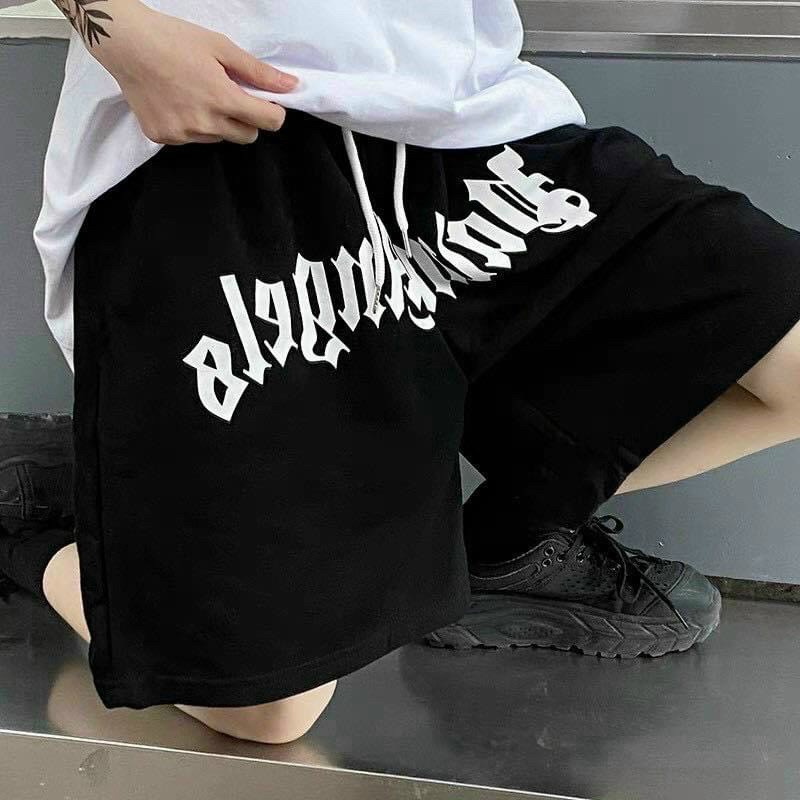Quần Đùi Nam Nữ - Mẫu Họa tiết Phối Chữ BM079 Chất liệu cao cấp thoáng mát Lưng co giãn tốt