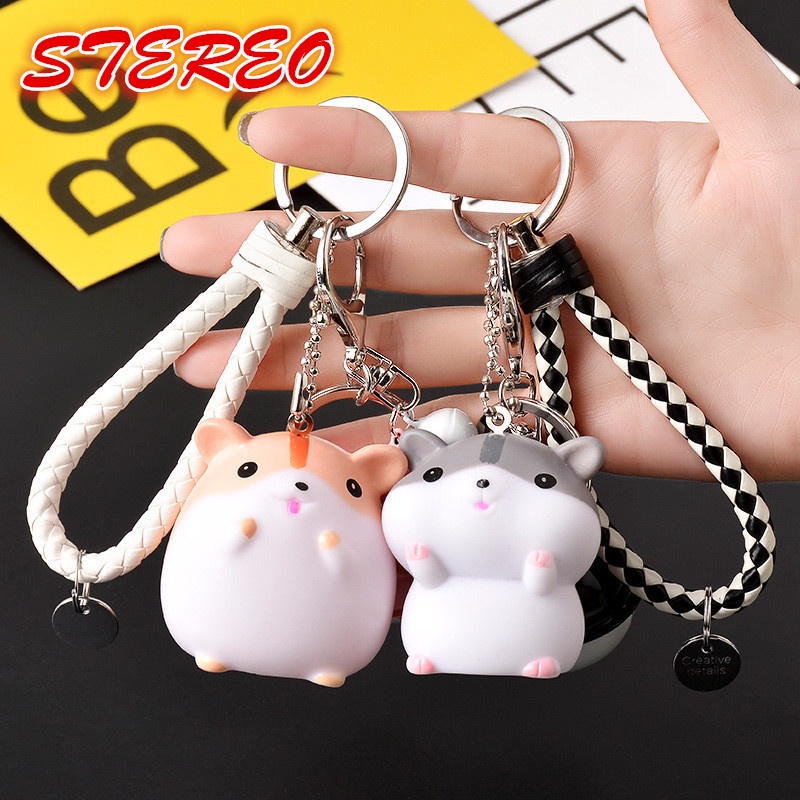 Móc khóa hình chuột Hamster dễ thương