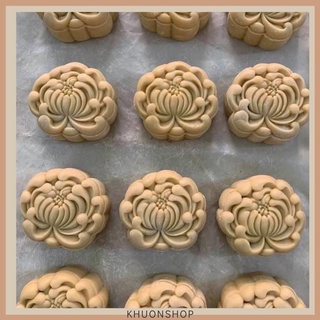 Khuôn làm bánh trung thu , Hoa Cúc ( 50 -> 150g)