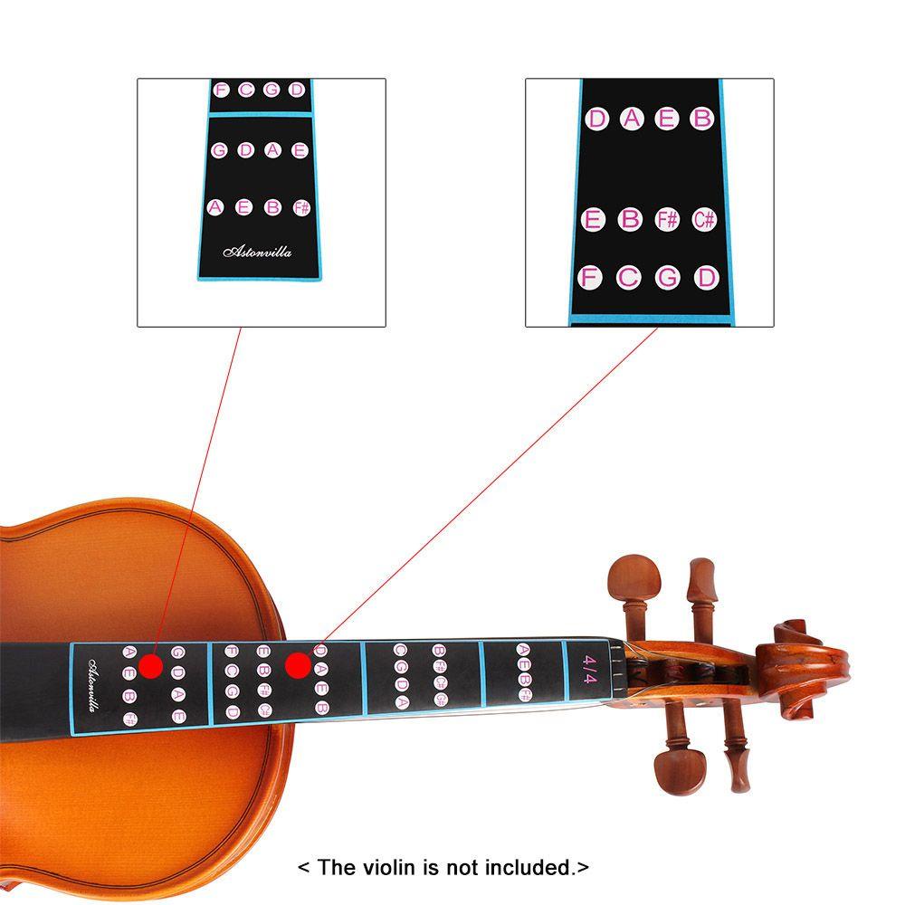 Miếng Dán Đánh Dấu Đàn Violin 1 / 4 3 / 4 Dành Cho Người Mới Bắt Đầu