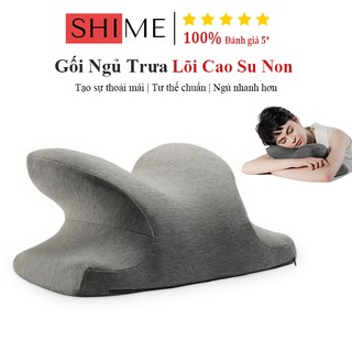 Gối văn phòng SHIME, gối ngủ trưa lõi cao su non tạo tư thế thoải mái, không tê tay, mỏi nhức sau giấc ngủ
