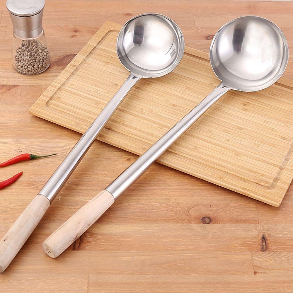 Muỗng Nấu Ăn Bằng Thép Không Gỉ Thiết Kế Nhỏ Gọn Tiện Dụng Cho Nhà Bếp