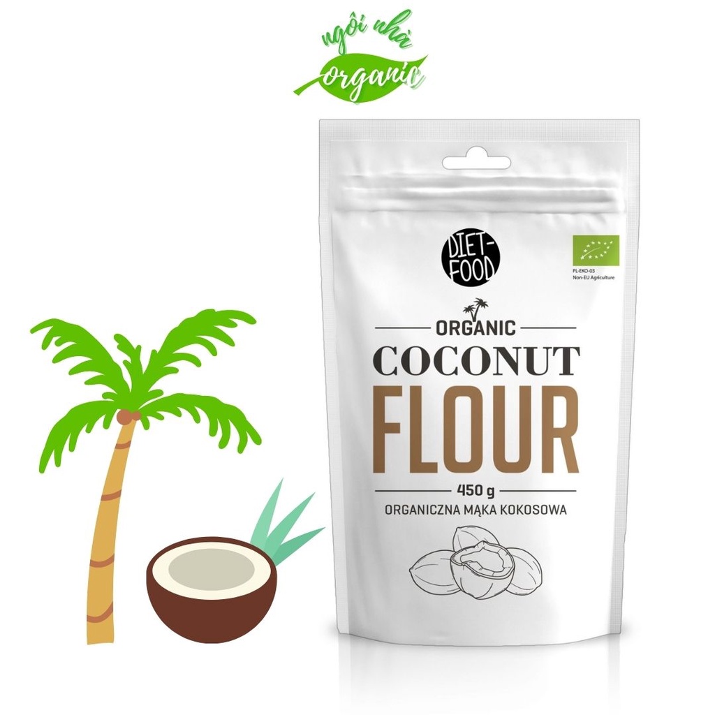 Bột dừa hữu cơ Diet Food Organic Coconut Flour