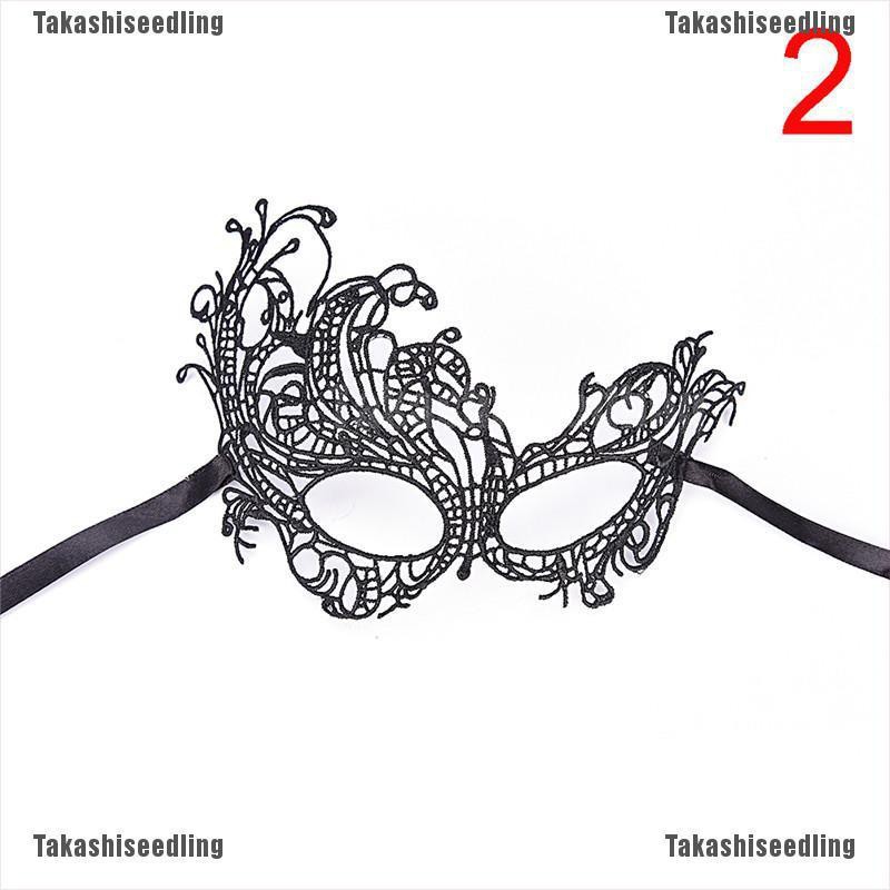 Mặt Nạ Ren Đen Hóa Trang Độc Đáo