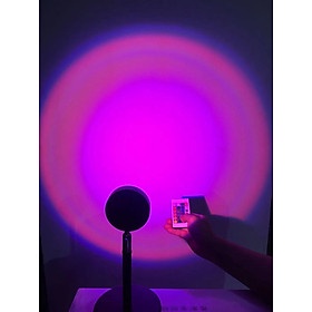 Đèn Hoàng Hôn, Sunset, TIKTOK Tích Hợp 4 Màu Trong 1 Đèn chiếu cầu vồng trang trí, chụp hình, quay TikTok